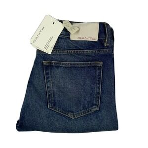 GANT RUGGER R2 Liam Medium Wash Blue Straight Jeans Mens 29X32 NWT